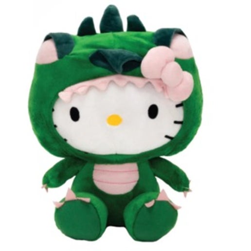 HELLO KITTY DINO PLUSH MEDIUM