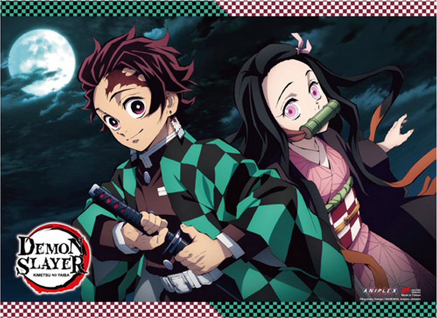 DEMON SLAYER TANJIRO AND NEZUKO B WALL SCROLL