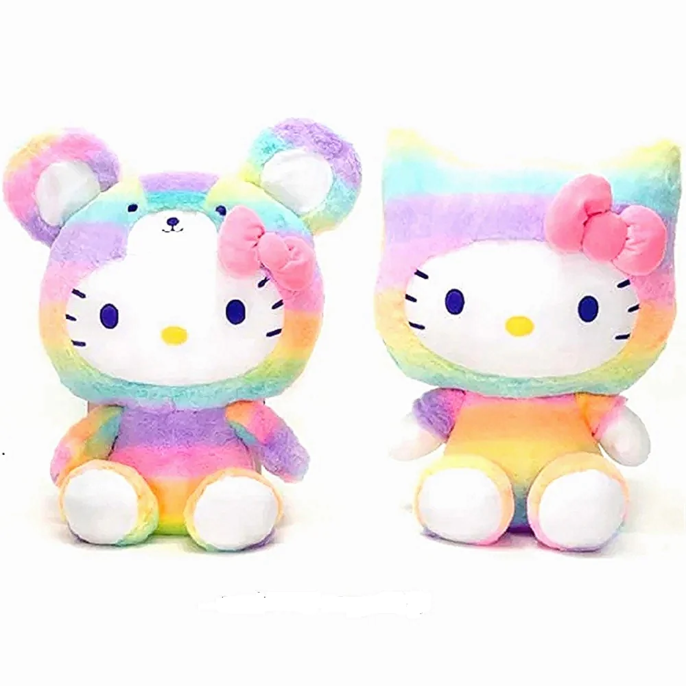 HELLO KITTY 9.5 INCH RAINBOW SHERBET PLUSH