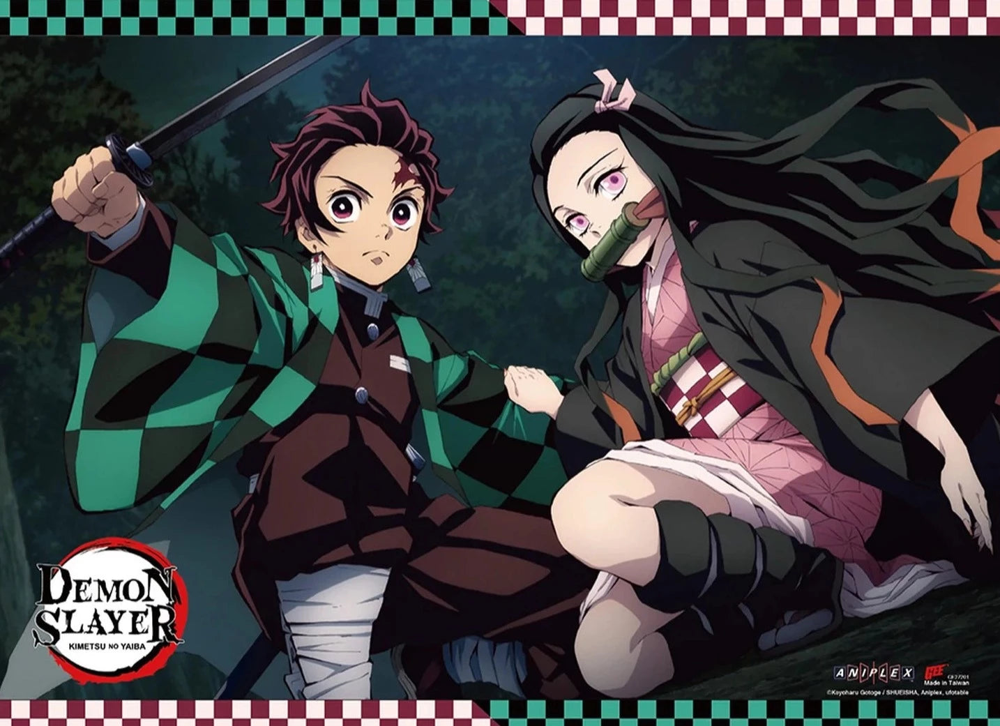 DEMON SLAYER- TANJIRO&NEZUKO #2 WALL SCROLL