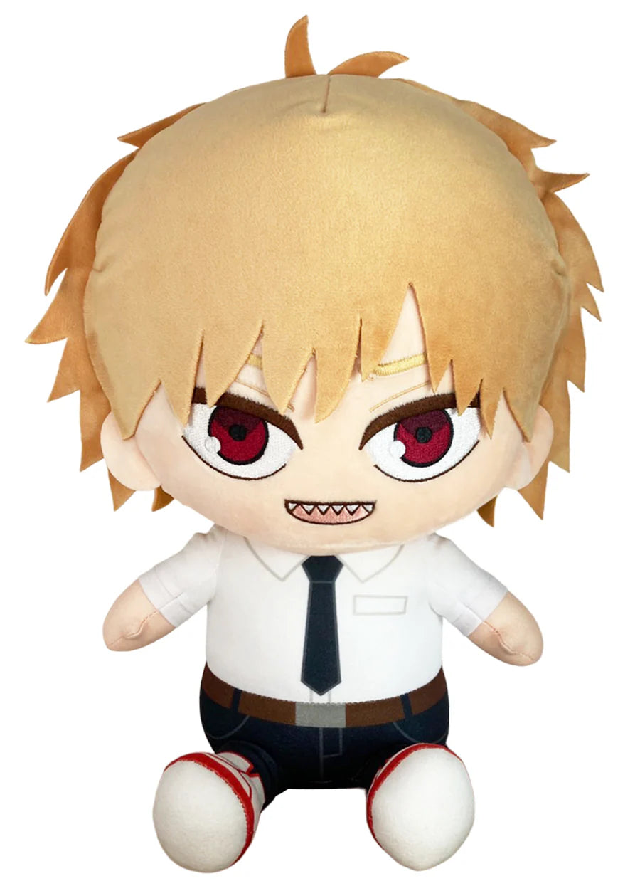 Chainsaw Man Denji Uniform Sitting Plsuh 12"