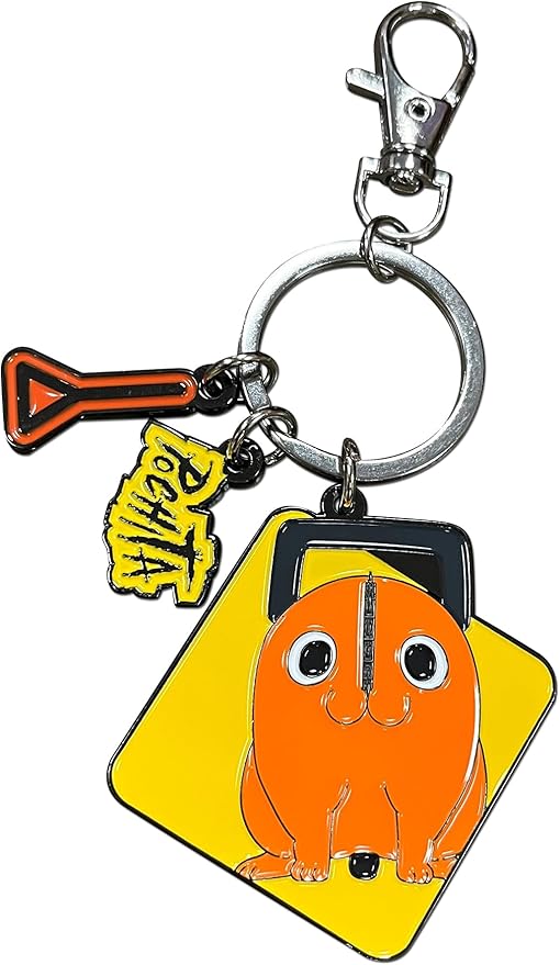 Chainsaw Man Pochita Metal Keychain