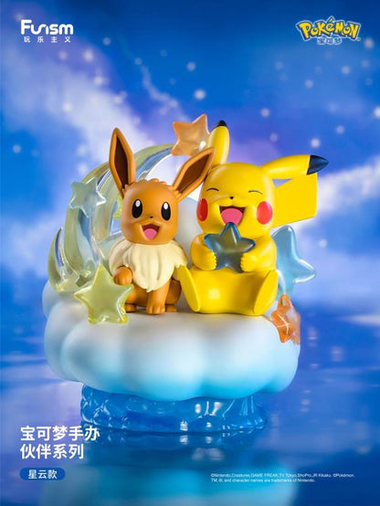 POKEMON PARTNER SERIES PIKACHU & EEVEE (NEBULA VER.) FIGURE