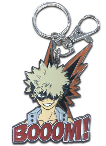 My Hero Academia Bakugo metal keychain