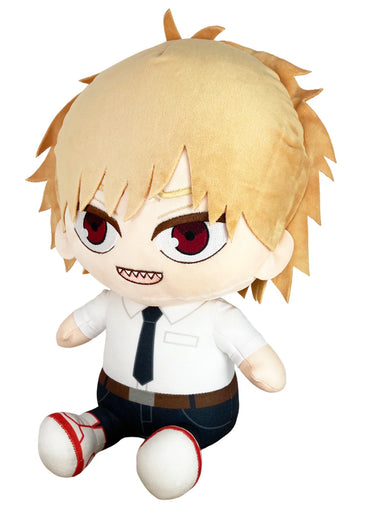 Chainsaw Man Denji Uniform Sitting Plsuh  12"