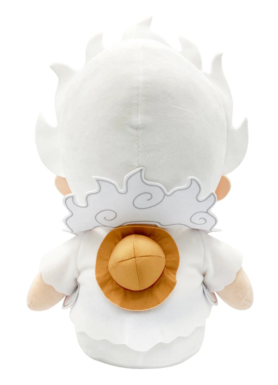 ONE PIECE LUFFY GEAR 5 LAUGHING SITTING PLUSH