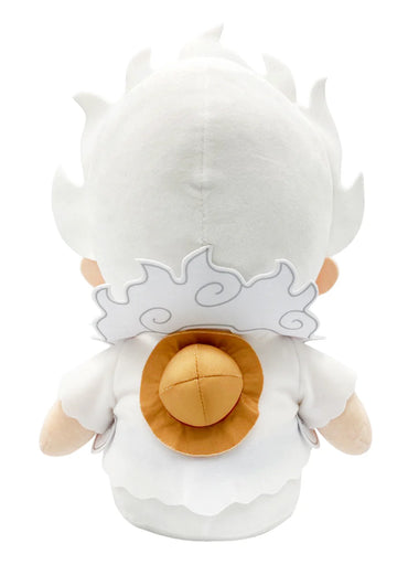 ONE PIECE LUFFY GEAR 5 LAUGHING SITTING PLUSH