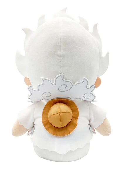 ONE PIECE LUFFY GEAR 5 LAUGHING SITTING PLUSH