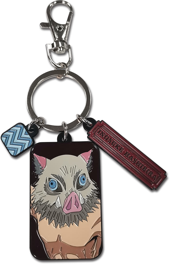 Demon Slayer Inosuke Three Charm Metal Keychain