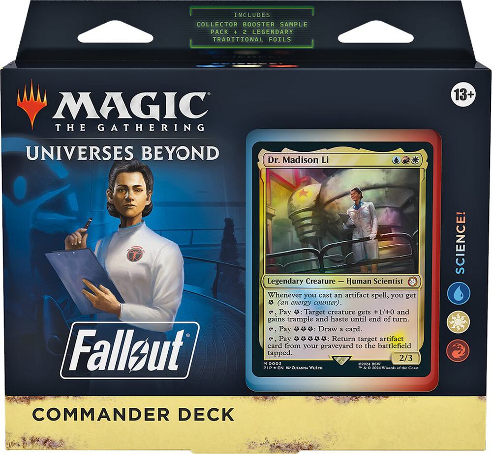Magic the Gathering Universes Beyond Fallout Dr. Madison Li Commander Deck